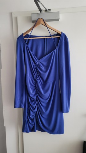 Zara kleid langarm gerafft - langarm,