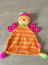 Beauty Baby Müller Schmetterling Käfer orange Schmusetuch Kuscheltuch Schnuffel