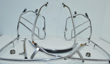 PIAGGIO HEXAGON GT 250 STURZBÜGEL SCHUTZBÜGEL RELING CHROM FRONT SEITE HINTEN