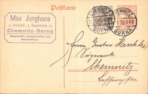Postkarte architekt - postkarte,