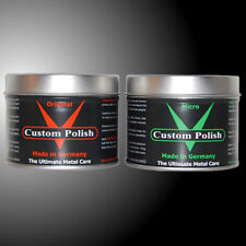 CUSTOM POLISH 2x400g Felgenpflege Felgenreiniger Felgenpolitur Chrom und Alu