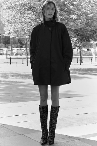 Zara hooded parka size s - parka,,