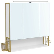 Spiegelschrank mit Beleuchtung Badezimmerschrank BadschrankWandschrank BBK124A10