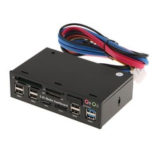 5,25" Multifunktions-Frontpanel Media Dashboard USB3.0/2.0 Hub
