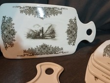 Brotteller/Schneidebretter Porzellan Seltmann Weiden Bavaria , 27 x 14,5 cm 