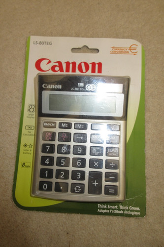 Canon digit solar calculator - canon, 8