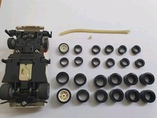 CARRERA SERVO 140 Plus V2 V3-12 Hinterreifen + 12  Vorderreifen +  Reibgummi NEU