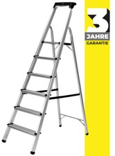Leiter Aluleiter Ladder Klappleiter Stehleiter Haushaltsleiter 3-6 Stufen 150kg