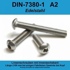 M6 ISO 7380 -1 A2 VA Edelstahl