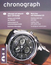 Herren Chronograph Armbanduhr