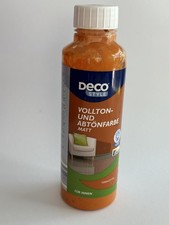 DECO STYLE Vollton- und Abtönfarbe terracotta MATT für Innen 0,5 Liter