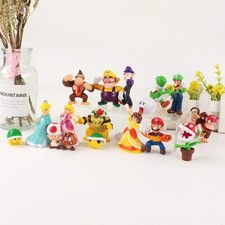 6 x Super Mario Figuren