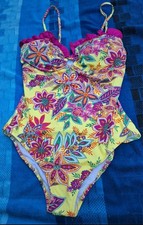 Heine Badeanzug Gr. 42B Blumen