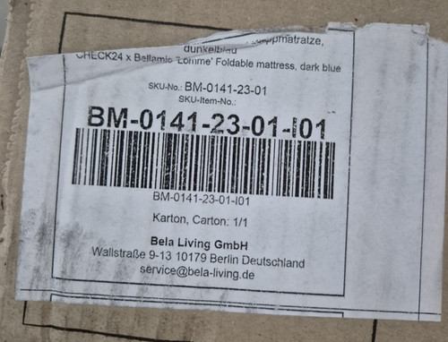 Bellamio lomme klappmatratze - bellamio,