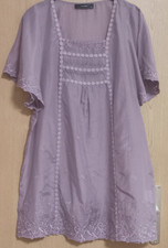 Bluse-Tunika ,Gr. 40, "HALLHUBER", 68%Baumwolle, 32% Seide