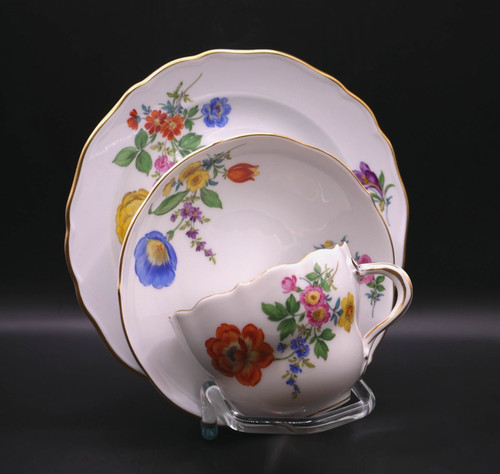 Meissen tasse gedeck - gedeck, bunte
