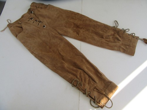 Lange unisex lederhose - ,