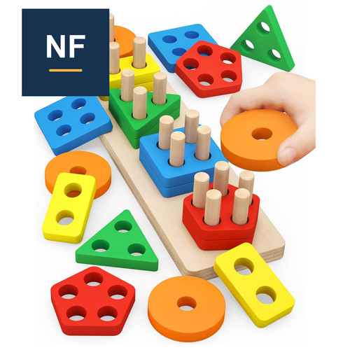 Steckpuzzle holz montessori - steckpuzzle,