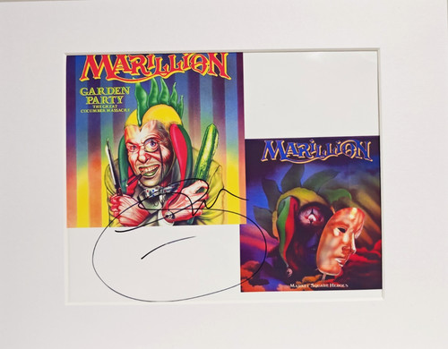 Fish marillion hand signed - marillion,