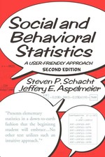 Steven P. Schacht (u. a.) | Social and Behavioral Statistics | Taschenbuch