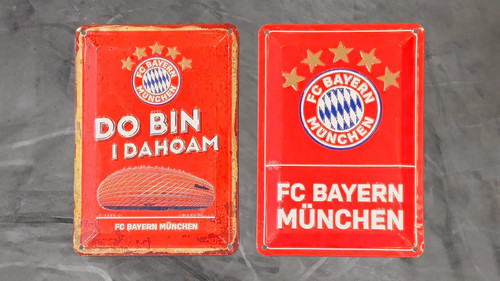 Blechschilder bayern - fc,