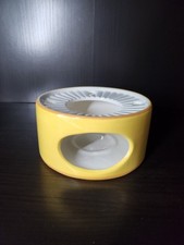 Stövchen Gelb Keramik für Teekanne Jameson Tailor Landhaus 