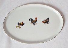 Vintage, Hahn / Hennen, ovaler