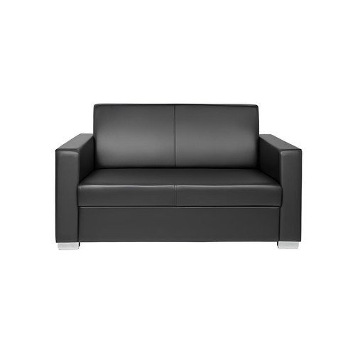 Schwarzes leder sofa - schwarzes,