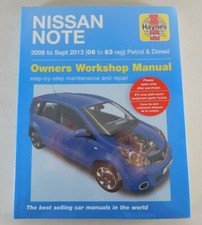 Reparaturanleitung Nissan Note Benzin 1,4 + 1,6 und Diesel 1,5, Bj. 06 - Sep.13