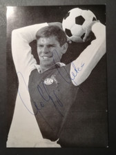Original Autogramm von Wolfgang Weber im Trikot des 1. FC Köln (Mitte der 60er)