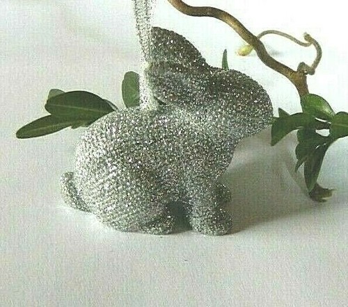 Ostern hase silber - ostern,