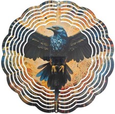 Edelstahl 3D Windspiel Windspinner 20cm Greifvogel1 WI158
