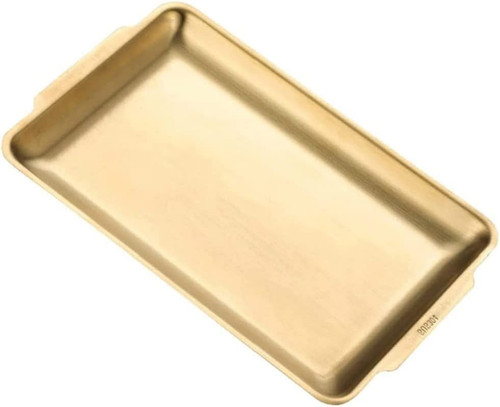 Serviertablett aus edelstahl - serviertablett,
