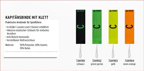 Erima kapitänsbinde mit klett - erima,