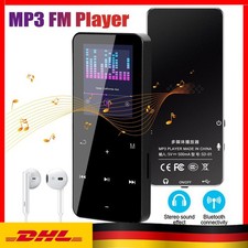 MP3 MP4 Player Bluetooth 5.0 LCD Display HiFi Bass Musik Spieler  Audio 16GB