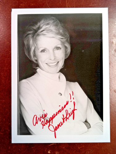 Janet leigh handsigniertes 7x5 - janet,