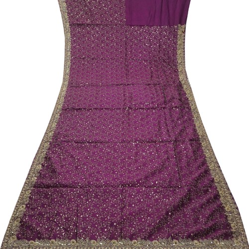 Vintage lila sarees - sarees, 100%