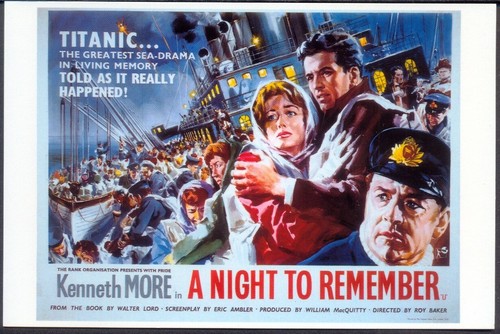 Moderne postkarte titanic - titanic,