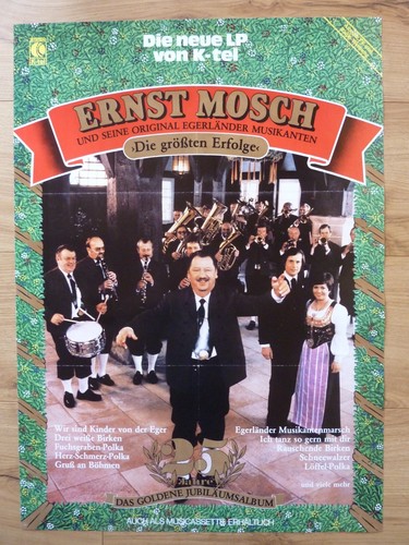 Werbeplakat ernst mosch - werbeplakat,