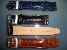 Echt Lederarmband für Swatch