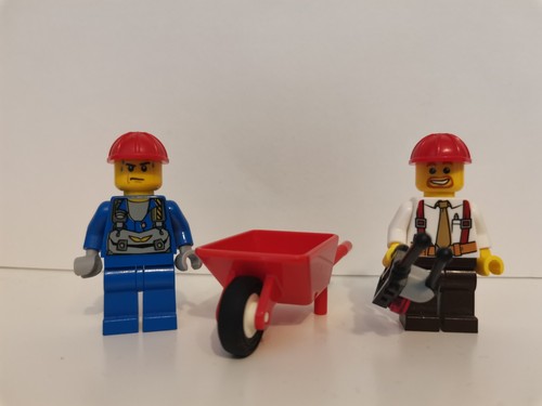Lego bauarbeiter minifiguren - bauarbeiter,