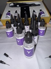 V Light Hair Extensions UV Kleber für Haare  Schwarz und transparent. 