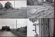 4 Fotoabzüge Schmalspurbahn