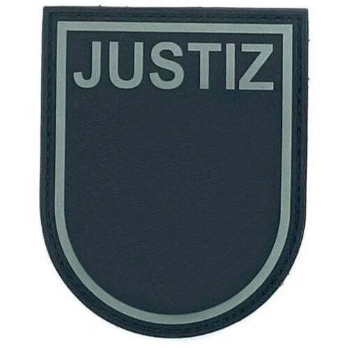 Justiz black ops rubber klett - black,