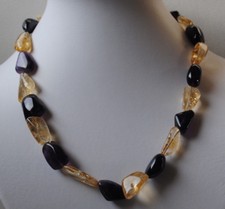 Citrin und Amethyst Nuggets