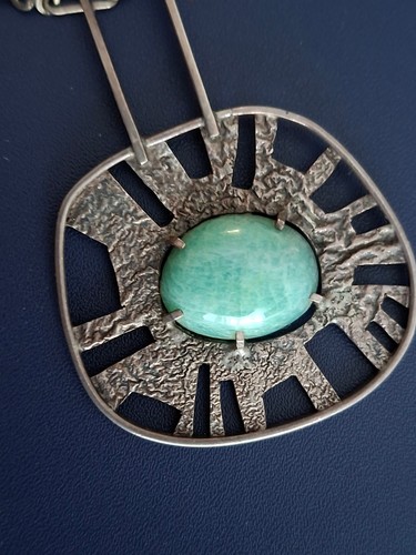 Anhänger kette mit amazonit - anhänger,