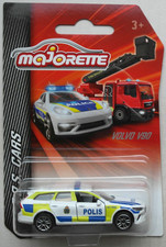 Majorette S.O.S. Cars Volvo V90 weiß/blau/gelb POLIS Neu/OVP Polizei Schweden
