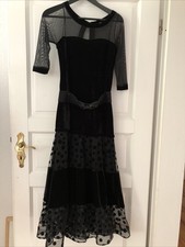 Tanzkleid Standardkleid Turnierkleid Alfa Fashion Samt Gr.S