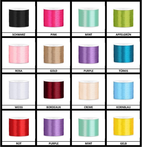 Satin band breit - satin,