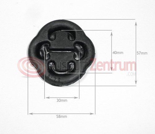 Auspuff gummi für audi - audi, 50